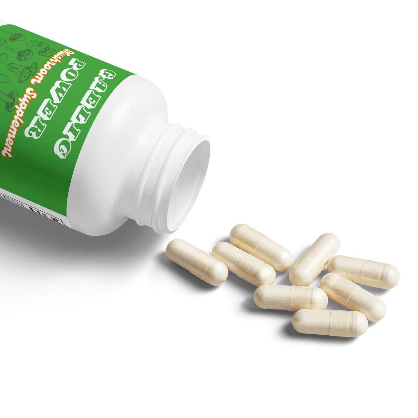 GAELIC POWER Mushroom Blend Supplement (60 Capsules)